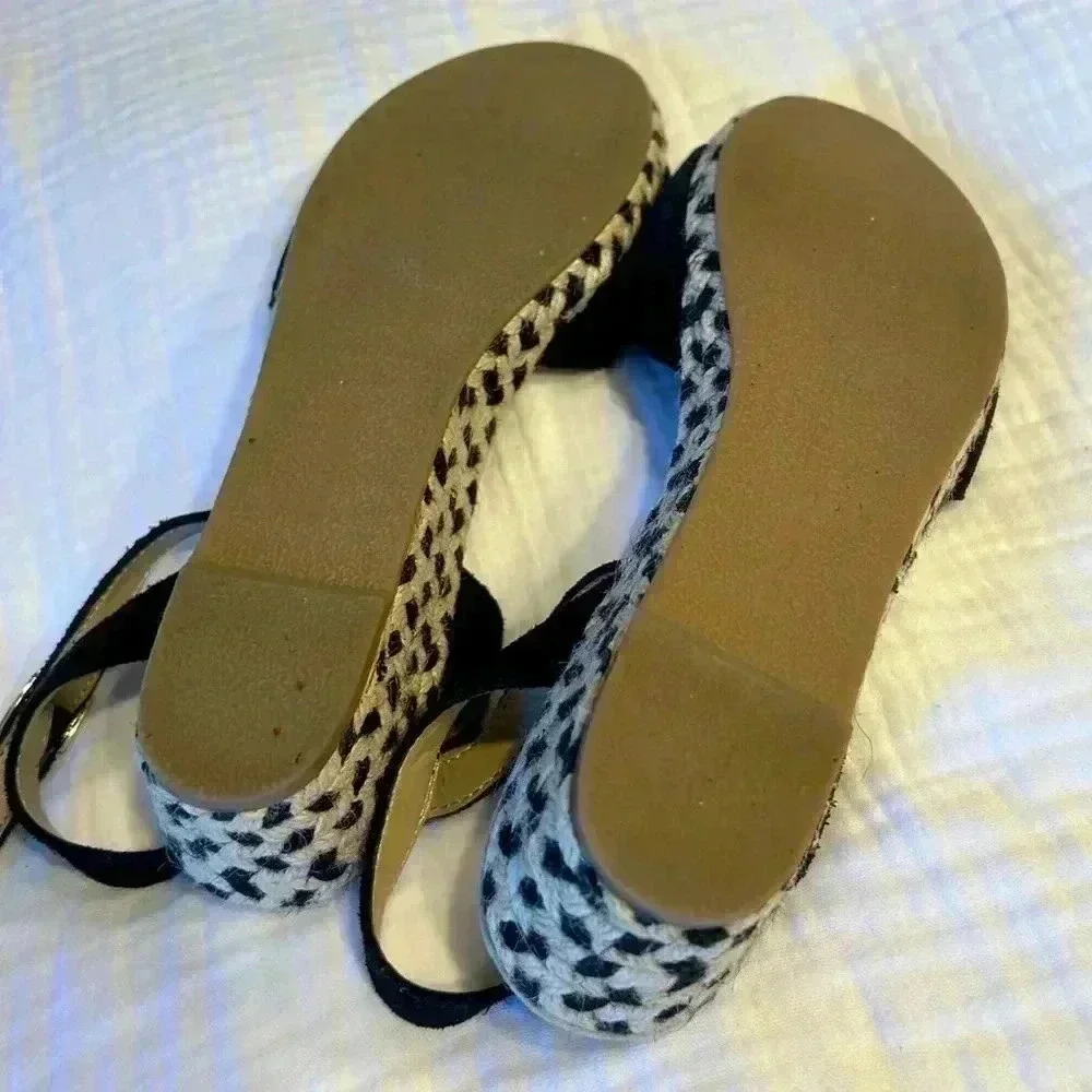 3 for 30$ Lands End low wedge sandals